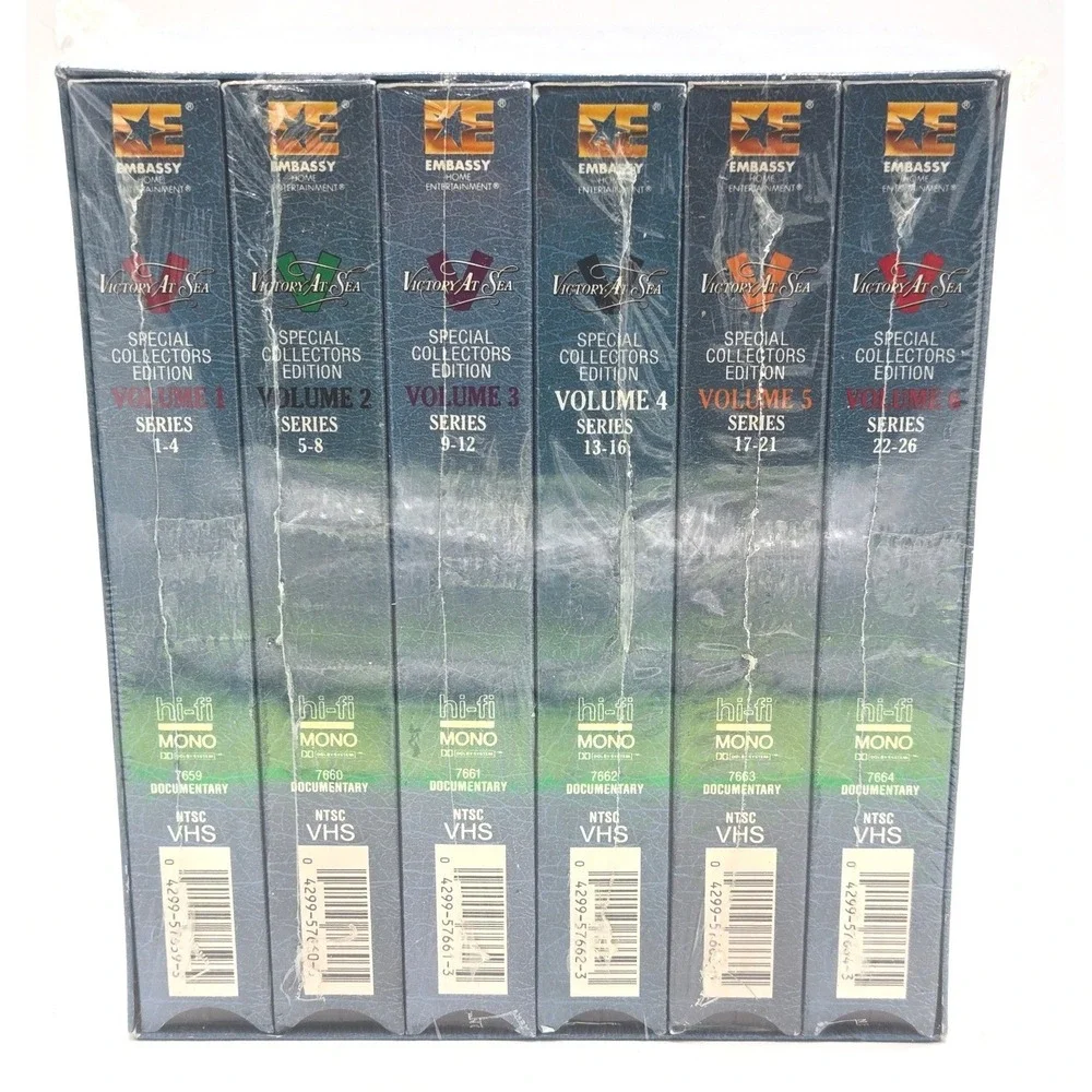 Victory at Sea:‎ Special Collector's Edition 6-Tape VHS Box Set